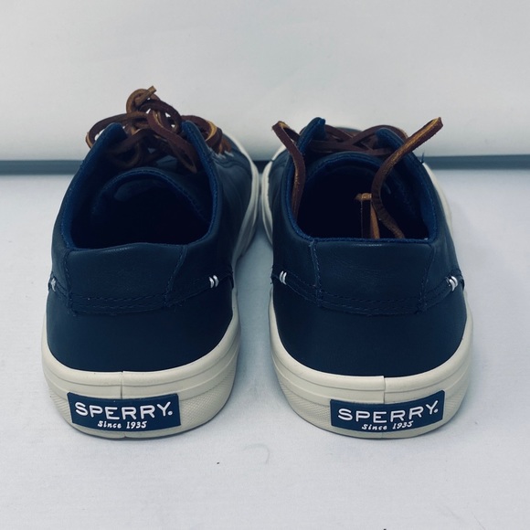SPERRY*Navy Leather Striper II LTT*US 7*$99 - Picture 7 of 8
